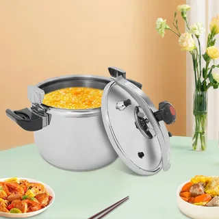 27.47qt Stainless Steel Pressure Cooker, Pressure Cooker, Pressure Stewing Pot