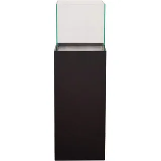 Vivanno Windlicht-Säule Candela Aluminium Schwarz