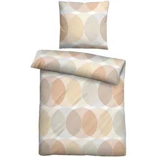 biberna 0474493 Kreise Lyocell Gelb 135 x 200 cm + 80 x 80 cm
