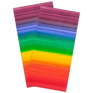 Wachsplatten "Regenbogen", 20 x 10 cm, 2 Stück