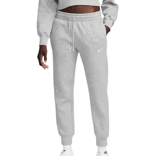 Nike Sportswear Phoenix Mid-Rise Fleece Jogginghose Damen 063 dk grey heather/sail M