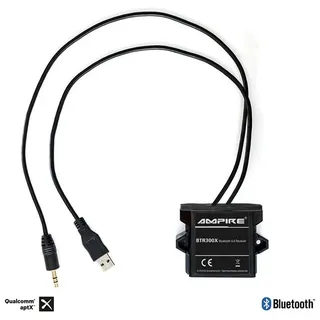 Ampire BTR301-HD aptX Bluetooth-Adapter mit Klinke
