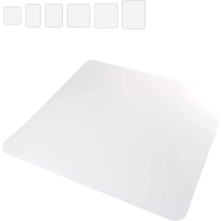Bodenschutzmatte, Transparent, Textil, 75 cm, für Fußbodenheizung geeignet, pflegeleicht, kratzfest, abriebfest, widerstandsfähig, Teppiche & Böden, Bodenbeläge, Bodenzubehör, Bodenschutzmatten
