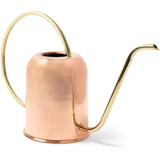 Kupfer-Gießkanne für Zimmerpflanzen – 1,4 l Langer Auslauf, präzise kleine Wasserkanne für Pflanzen, Bonsai, Sukkulenten, Zimmerpflanzen oder Garten, Metall für Innen- oder Außenbereich Kings County
