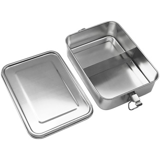 Edelstahl-Lunchbox mit Dichtungsring, spülmaschinenfest, 800 ml