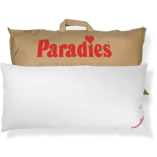 Paradies Kopfkissen 40x80 cm "Softy Top medium" vegan - Weiß