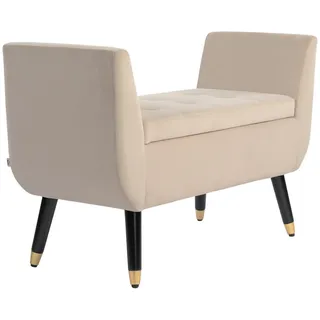 Homcom Polsterbank Beige 107 x 42 x 65 cm