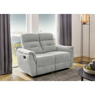 Jockenhöfer Couch Chenille 2-Sitzer Grau