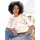 T-Shirt 3/4-Arm-Shirt Beige/Orange 38