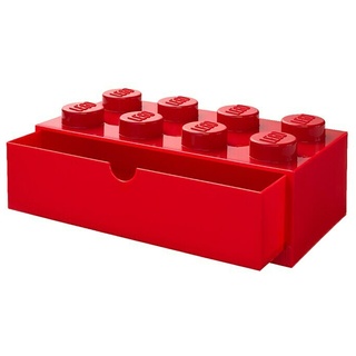 Lego Schubladenbox  (L x B x H: 31,6 x 18 x 11,3 cm, Rot, Anzahl Schubladen: 1 Stk.)