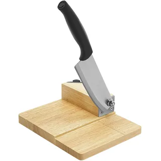 Käseschneider, Käsehobel Guillotine Wurst Schinken Biltong Schneidemaschine mit Präzise Größenskala für Schneiden von Butter Gemüse Wurst