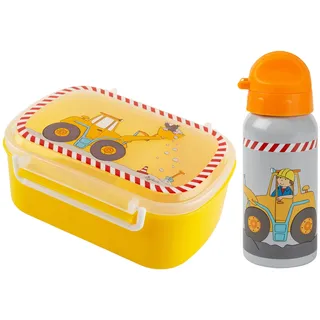 Sigikid Kindergarten-Set Bodo Bagger Brotbox & Edelstahlflasche