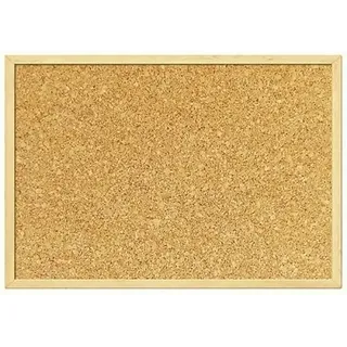 RAWWEST.BIS Pinnwand Kork mit Holzrahmen 50x60 cm Korktafel Memoboard ideal für Büro Homeoffice und Küche Korkpinnwand mit Rahmen aus Holz Korkplatte Korkwand cork board