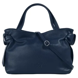 Samantha look Henkeltasche Leder Blue