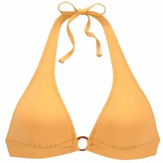 S.Oliver Triangel-Bikini-Top Damen gelb Gr.34 Cup A/B