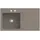 links Einbauspüle timber Excenterbetätigung 900 x 510 mm