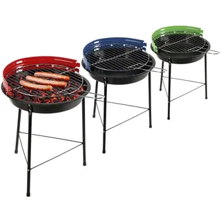 com-four® 3x BBQ Grill, Dreibein mit höhenverstellbarem Grillrost
