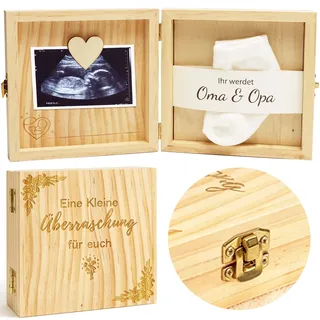 EcoUtens Schwangerschaft verkünden Geschenkset, Ihr werdet Oma & Opa