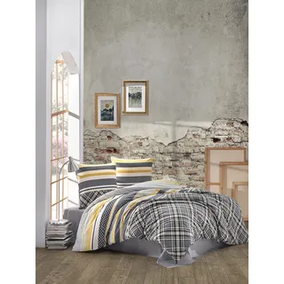 Explodo Home 2-3 teilig Bettwäsche Set 100% Baumwolle Renforce mit Reißverschluss (200 x 220 cm)