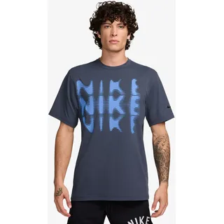 Nike DriFit UV HYVERSE SS SWOOSH Herren Fitness T-Shirt blau - XL