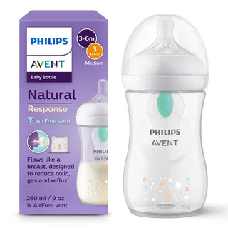 Philips Avent, Babyflasche Natural Response AirFree 260 ml,