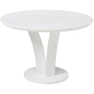 vente-unique VIALETA Ø 120 cm weiß