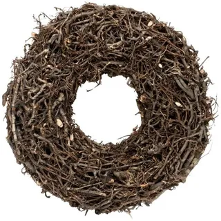 NaDeco Deko Kranz aus Bonsai-Zweigen, Ø 30, 45, 60 cm | Türkranz | Naturkranz | Bonsaikranz | Lianenkranz | Birkenkranz | Weinrebenkranz | Dekokranz | Wandkranz | Strohkranz