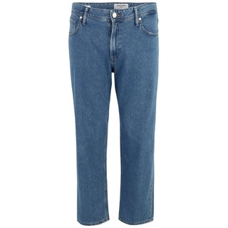 Jack & Jones Plus Loose-fit-Jeans Chris (1-tlg) Plain/ohne Details blau|braun