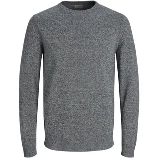 JACK & JONES Essential Basic Knitted Pullover Navy Blazer Twisted Jet Stream S