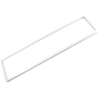 LUXULA LED-Panel Aufbaurahmen 120x30cm steckbar Weiß