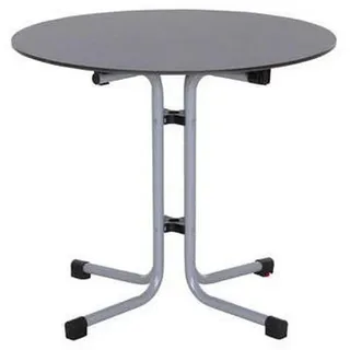 Siena Garden Sola Klapptisch Ø 80 x 71 cm Silber