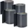 PVC Sichtschutzstreifen 0,19 x 35 m anthrazit 4er Set inkl. Befestigungsklemmen 120 St.