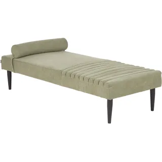Beliani Chaiselongue Polyester 1-Sitzer Grün