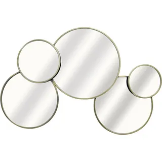 ADEO SERVICES Wandspiegel Rund 5 cm Gold