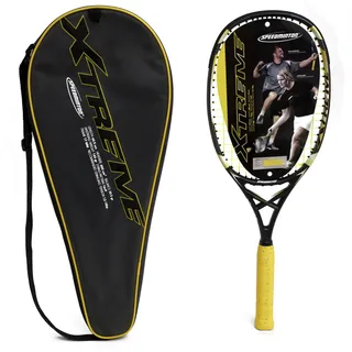 Speedminton Schläger Profi Schläger Xtreme, Charcoal/gelb, Uni, 400336