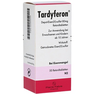 Tardyferon Depot-Eisen(II)-sulfat 80mg Retard-Tabletten 50 Stück