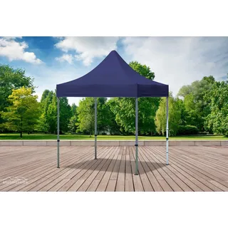 Faltpavillon Faltzelt Pavillon 2x2 Blau Gartenzelt Klappzelt Wasserdicht