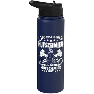 Hufschmied Schmiedezange Schürze Amboss Hufeisen Schmied Stainless Steel Insulated Water Bottle