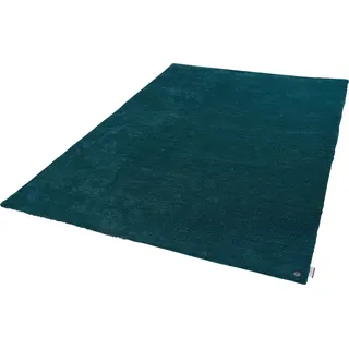 Teppich »Powder uni«, rechteckig, Uni-Farben, besonders weich und flauschig, 47323746-1 petrol 12 mm