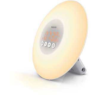 Philips Wake-up Light HF3500/01 (LED, Aufwachen mit Licht, 10 Helligkeitseinstellungen) weiß