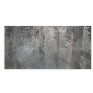 Tulup Bodenschutzplatte Glas 100 x 50 x 0,4 cm Grau