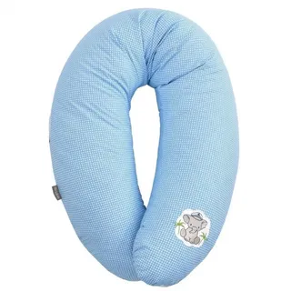 sei Design Stillkissen Mikroperlen 170 cm Pünktchen ozeanblau-Babywaal