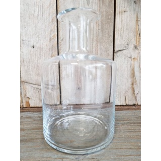 Annimuck Tischvase Glasvase Damian Bottle Vase Glas klar 28x17 cm Flaschenvase (1 St)