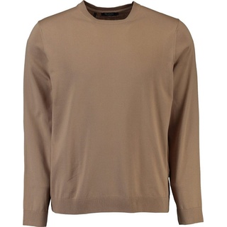 MAERZ Muenchen Rundhalspullover MAERZ Rundhals-Pullover Beige 100% Natur beige