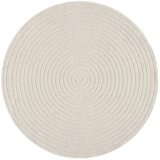 MERINOS In- und Outdoorteppich Tenerife Plus Ø creme ¦ Synthetische Fasern Ø: