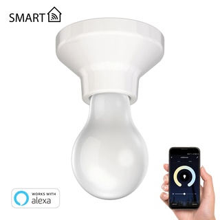 Deckenleuchte Elektra Porzellan weiß + E27 LED Lampe 918lm, Smart Home, warmweiß - kaltweiß