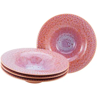 CreaTable Allegra Magic Speiseteller 6,5 cm orange 4er Set