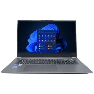 TERRA 1717R - 17,3" Full-HD - Intel Core i5 1334U Notebook (43.94 cm/17.3 Zoll, Intel Core i5 1334U, Iris Xe Graphics, 8 GB, 500 GB SSD, Notebooktasche) grau 500 GB | 8 GB RAM