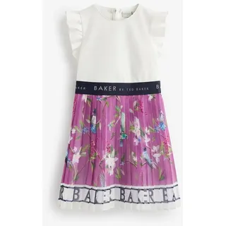 Baker by Ted Baker Plisseekleid Baker by Ted Baker Faltenkleid im Lagenlook (1-tlg) lila 98-104 (3-4 J.)