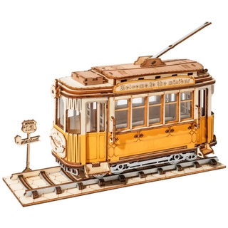 ROKR 3D-Puzzle Tram / Straßenbahn, 145 Puzzleteile